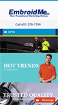Mobile Screenshot of embroidme-woodbury.com